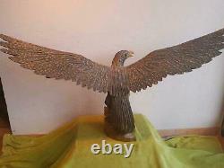 Large German WW2 Era Reichsadler Eagle Desk or Table Statue