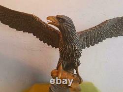Large German WW2 Era Reichsadler Eagle Desk or Table Statue