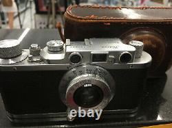 Leica II(D) DRP Ernst Leitz Wetzlar WWII Vintage With Leica Lens Original German