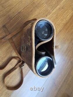 Leitz Wetzlar 7x50 BEH WW2 German U-Boat Kriegsmarine Binoculars original strap