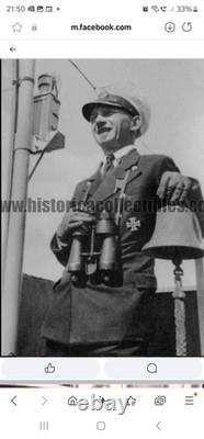 Leitz Wetzlar 7x50 BEH WW2 German U-Boat Kriegsmarine Binoculars original strap