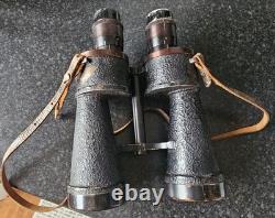 Leitz Wetzlar 7x50 BEH WW2 German U-Boat Kriegsmarine Binoculars original strap