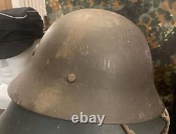 Lot Of 6 VINTAGE /WW2 Military Helmets English US Ww2 GERMAN Italian Japanese