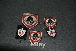 Lot Of German Ww2 R. A. D. (reichsarbeitsdienst) Insignia Patches & Pin Original