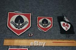 Lot Of German Ww2 R. A. D. (reichsarbeitsdienst) Insignia Patches & Pin Original