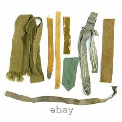 Lot Of WW2 German Parts Wehrmacht Bread Bag Pieces Of Clothing For Repair