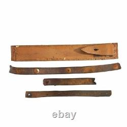 Lot Of WW2 German Parts Wehrmacht Leather Straps Leather Belts For Repair