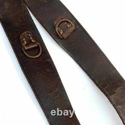 Lot Of WW2 German Parts Wehrmacht Leather Straps Leather Belts For Repair