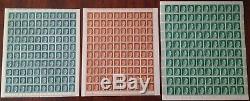 Lot Stamp Germany 19 Sheet 1941 WWII 3rd Reich Adolf Hitler Complete Set MNH