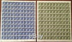 Lot Stamp Germany 19 Sheet 1941 WWII AH Adolf Hitler Complete Set MNH Faults