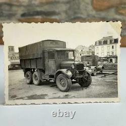Lot of 7 WW2 German Photos Wehrmacht FORD Trucks Soldiers Original