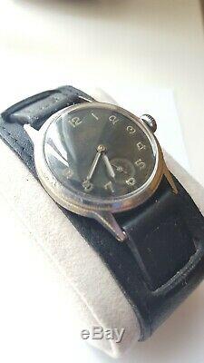 Luftwaffe Roamer early WW2 German Miltary D DH Watch serviced all original