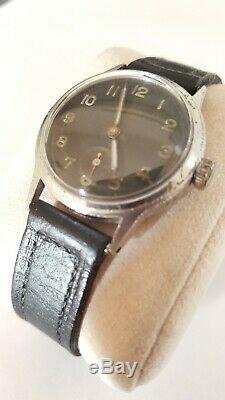 Luftwaffe Roamer early WW2 German Miltary D DH Watch serviced all original