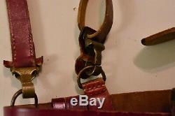 Luger Pistol Holster P08 and Belt German ally Cavalry Bulgaria WW2 Original WWII