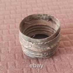 MARKED Original German Bottom Cap &Thread M24 WWII Stielhandgranate Parts WW2