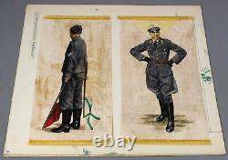 Military UNIFORMS American German superb collection of original artwork for book