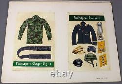 Military UNIFORMS American German superb collection of original artwork for book