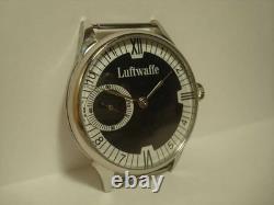 Molniya military watch. Ww2. German pilot officer Reproductionfrom the 80s