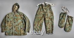 NAMED Original WWII WW2 German Winter Splinter Camo Parka Trousers Uniform RBNr