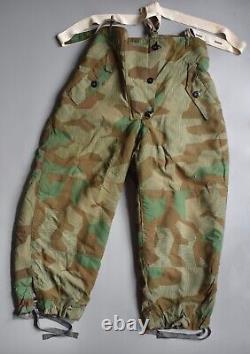 NAMED Original WWII WW2 German Winter Splinter Camo Parka Trousers Uniform RBNr