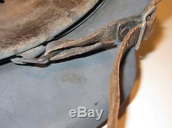 NAMED WWII German Army M42 ET64 Stahlhelm helmet with chinstrap and original liner