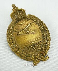 Named imperial prinzen naval land pilot medal badge WW1 German WWII estate mini