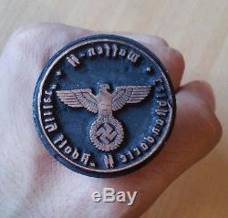 Nazi WW II ink Seal Rubber Stamps Original German Nazi Third Reich WW 2