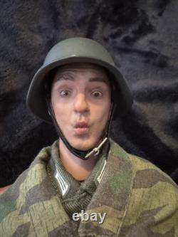 New vintage Boxed Did 1/6 WW2 custom German figure x2 heads UK Seller