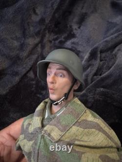 New vintage Boxed Did 1/6 WW2 custom German figure x2 heads UK Seller
