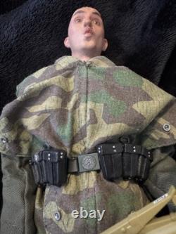 New vintage Boxed Did 1/6 WW2 custom German figure x2 heads UK Seller