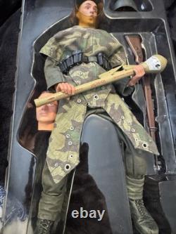 New vintage Boxed Did 1/6 WW2 custom German figure x2 heads UK Seller