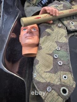 New vintage Boxed Did 1/6 WW2 custom German figure x2 heads UK Seller