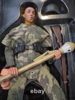 New vintage Boxed Did 1/6 WW2 custom German figure x2 heads UK Seller