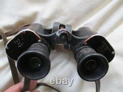 ORIGINAL 1941 WW2 GERMAN ARMY WSS 6X30 fvs kf DIENSTGLAS BINOCULARS & STRAP