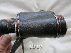 ORIGINAL 1941 WW2 GERMAN ARMY WSS 6X30 fvs kf DIENSTGLAS BINOCULARS & STRAP