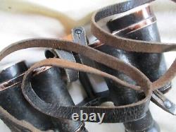 ORIGINAL 1941 WW2 GERMAN ARMY WSS 6X30 fvs kf DIENSTGLAS BINOCULARS & STRAP