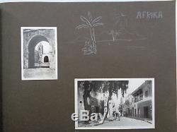ORIGINAL Afrikakorps DAK WWII GERMAN PHOTO Album Wehrmachtgrecia Tunisie Italia
