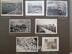 ORIGINAL Afrikakorps DAK WWII GERMAN PHOTO Album Wehrmachtgrecia Tunisie Italia