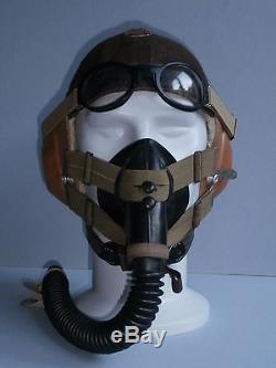Original German Wwii Luftwaffe Oxygen Mask Draeger A1 10-6701