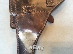 ORIGINAL GERMAN WWII MILITARY LUGER HOLSTER Marked dkk 42 P. 08 withtake down tool