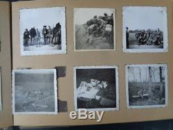 ORIGINAL Militaria WWII GERMAN PHOTO Album tank Harkiv