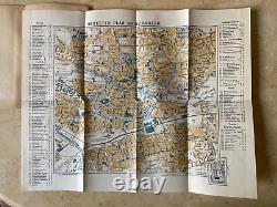 ORIGINAL! PRE-WW2 GERMAN CITY OF NUREMBERG GUIDE BOOK with MAP 1922