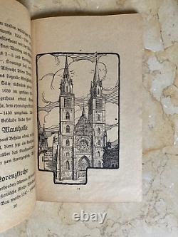 ORIGINAL! PRE-WW2 GERMAN CITY OF NUREMBERG GUIDE BOOK with MAP 1922