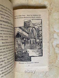 ORIGINAL! PRE-WW2 GERMAN CITY OF NUREMBERG GUIDE BOOK with MAP 1922