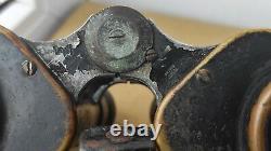 ORIGINAL Rare German WEHRMACHT Binoculars Bakkelite Box Marked Spindler & Hoyer