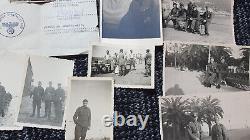 ORIGINAL VINTAGE WW2 GERMAN photo lot+death card+document JOHANN JEGG