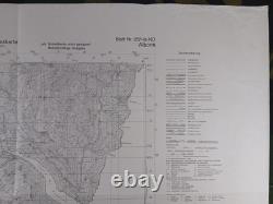 ORIGINAL WW2 CAPTURED GERMAN HEERESKARTE map entitled ALBONA (LABIN)