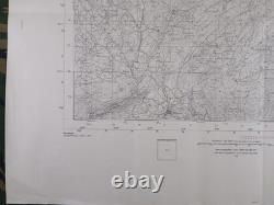ORIGINAL WW2 CAPTURED GERMAN HEERESKARTE map entitled ALBONA (LABIN)