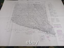 ORIGINAL WW2 CAPTURED GERMAN HEERESKARTE map entitled FIUME (RIJEKA)