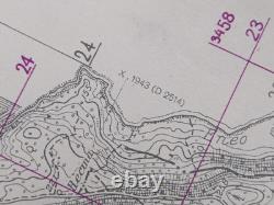 ORIGINAL WW2 CAPTURED GERMAN HEERESKARTE map entitled FIUME (RIJEKA)